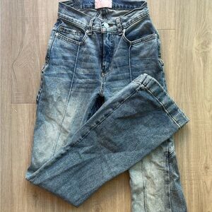 VENUS REVICE FLRE Blue Women's Jeans